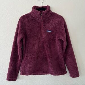 Patagonia Los Gatos 1/4 Zip Fleece Pullover Purple Jacket Women’s Size Small